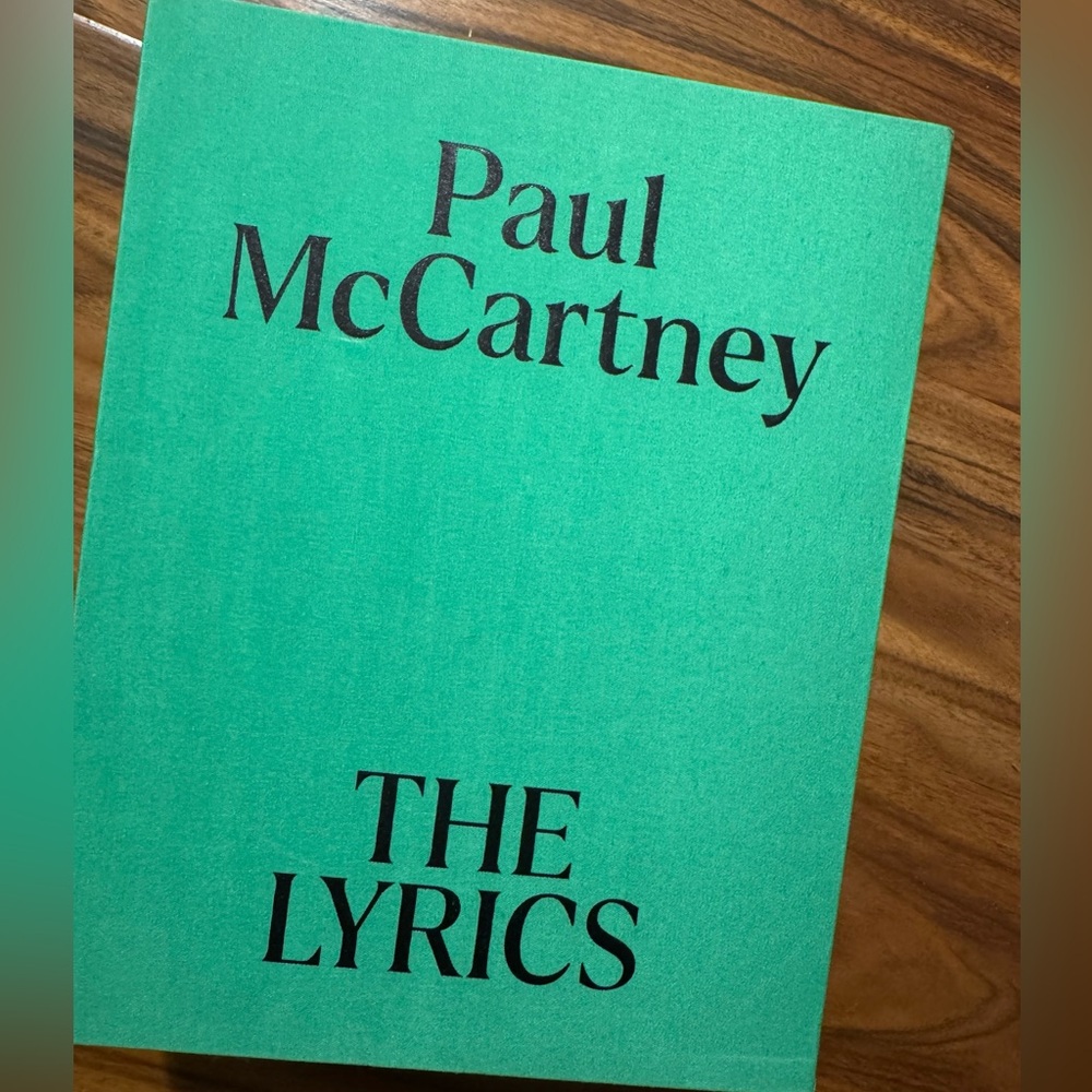 NWT Paul McCartney The Lyrics Hardcover Book Set